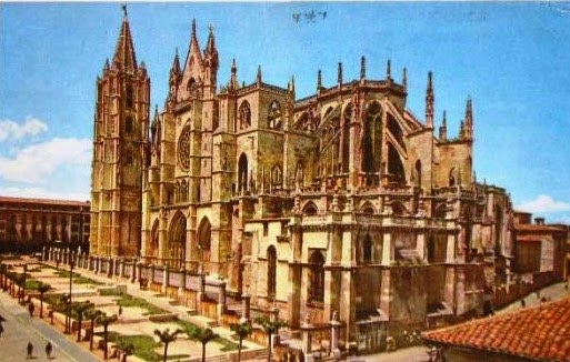 Catedral Gótica de la ciudad de León | Fotos Antiguas | Historia Leonesa | Vidrieras