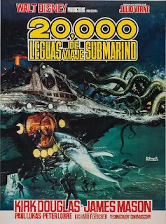 Película 20.000 leguas de viaje submarino (1954)