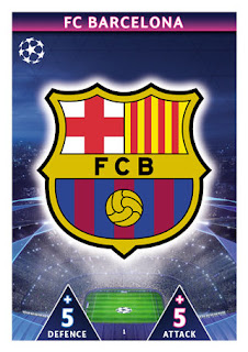 Match Attax UEFA Champions League 2018 2019 FC Barcelona Set