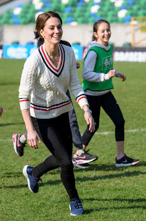 Kate Middleton at National Football Stadium in Belfast