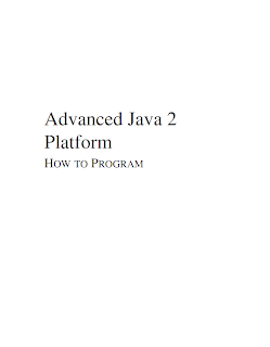 Advanced Java 2 Platform hot to program By Dietel Mediafire ebook