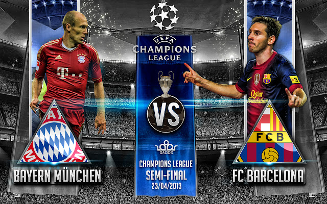 WALLPAPER PREDIKSI UCL BAYERN MUNCHEN VS BARCELONA - MAJALAHSOCCER.COM