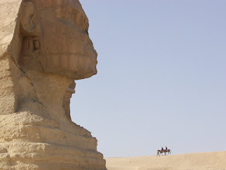 The sphinx watches over