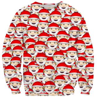 Shelfies Emoji Santa Sweater 