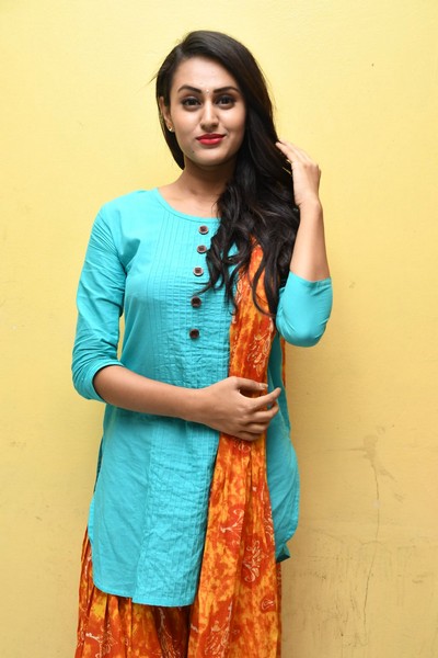 Anika Rao cute image gallery in sky blue color outfits 