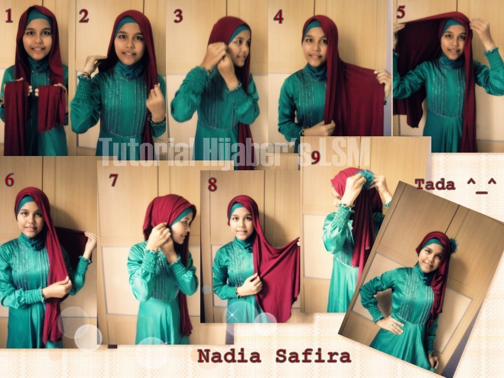 30 Gambarnya Tutorial Hijab Pesta Pashmina Tahun Ini Tutorial