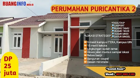 DIJUAL PERUMAHAN SUBSIDI Puri Cantika 2 kota Bandar Lampung 