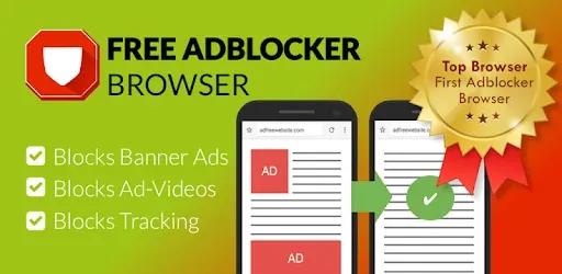 تنزيل متصفح Free Adblocker Browser‏- متصفح اندرويد سريع ومضاد للإعلانات