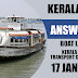 Kerala PSC Boat Lascar Exam Question Paper and Answer Key | 17 Jan 2023