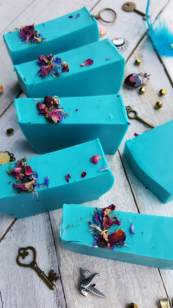 Summer Blue Handmade Soap