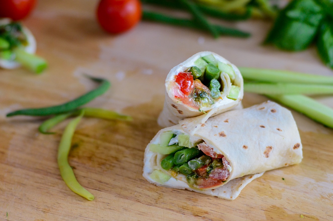 gf green bean cucumber wrap-12355