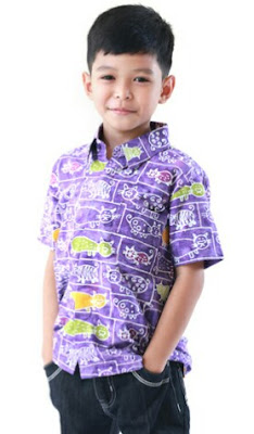 Model Baju Batik Anak Laki Laki Kekinian