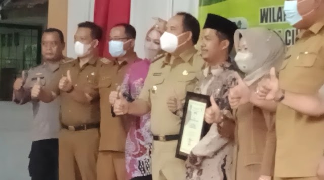 Bupati Pangandaran H Jeje Wiradinata Menghadiri Acara Deklarasi ODF Di Desa Cintakarya