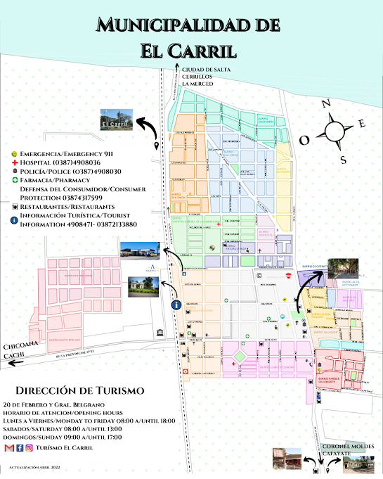 Mapa de El Carril