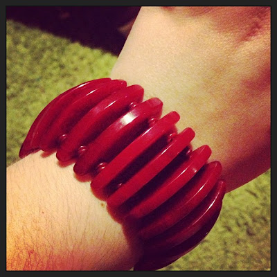 bakelite vintage bakelite bracelet stretch bracelet