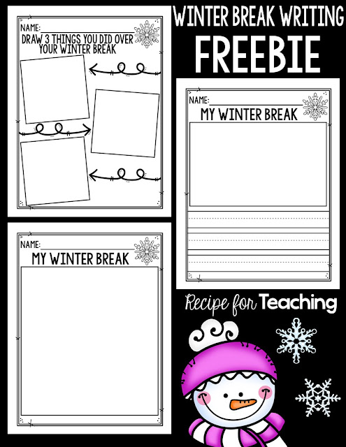 http://www.recipeforteaching.com/2015/12/winter-break-writing.html