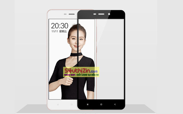 Miếng dán cường lực Xiaomi redmi 4 full màn hình 