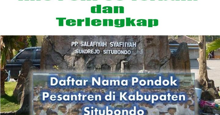 6 Daftar  Nama  Pondok Pesantren di Kabupaten Situbondo 