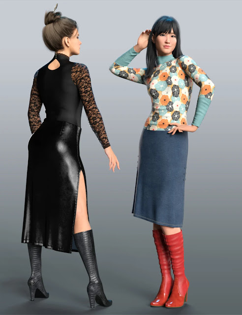 Maximize Your Creativity with dForce Capsule Wardrobe 03 for Genesis 9 in Daz Studio