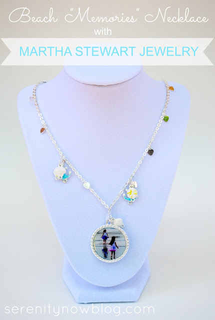 Beach "Memories" Necklace with Martha Stewart Jewelry, from Serenity Now blog