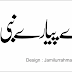Mere Pyare Nabi  میرے پیارے نبی  | Urdu images | Urdu Design | ردو ڈیزائن | Urdu Text Design 