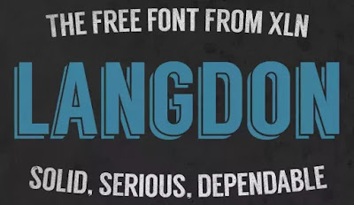 Download Langdon Font untuk Flat Design