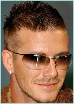 David Beckham Quiff Hairstyle on David Beckham Hairstyles   David Beckham Punk Mohawk Hairstyles