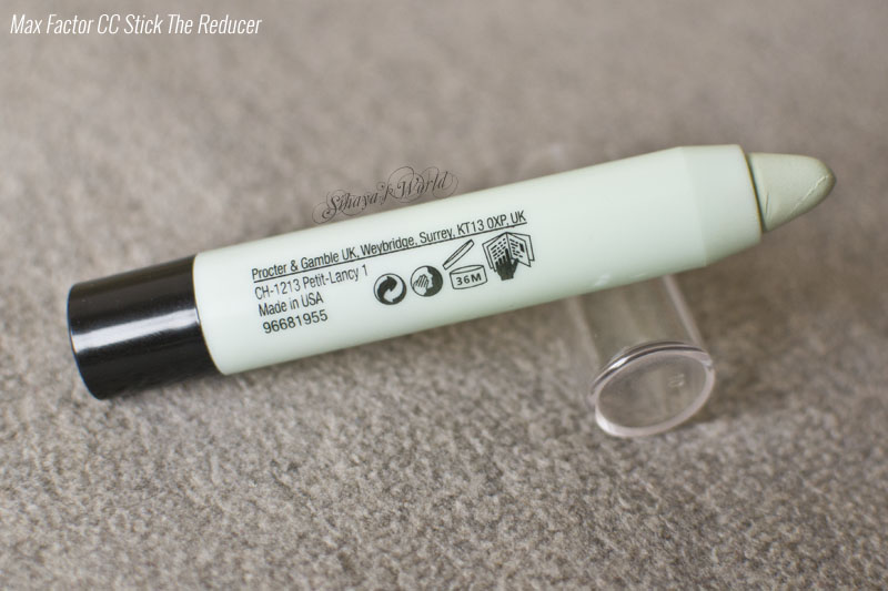 creion corector max factor cc stick the reducer verde