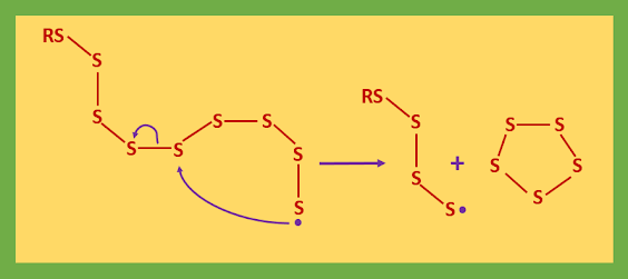 Formation of sulfur radicals