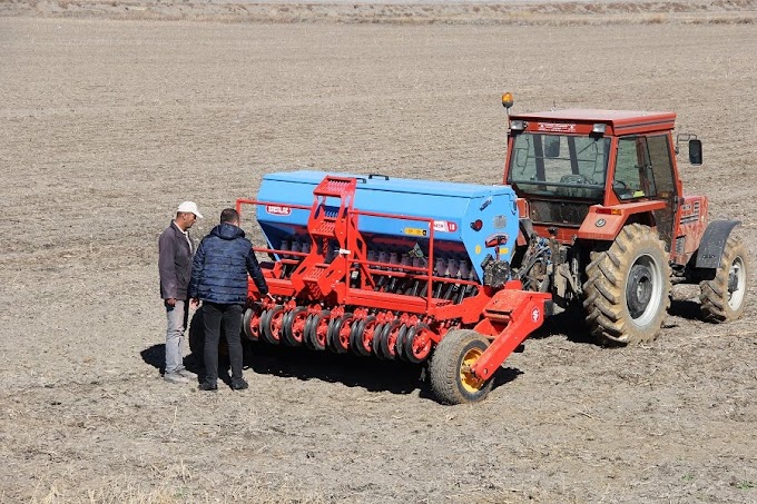 Yalıhüyük’de anıza doğrudan ekim başladı