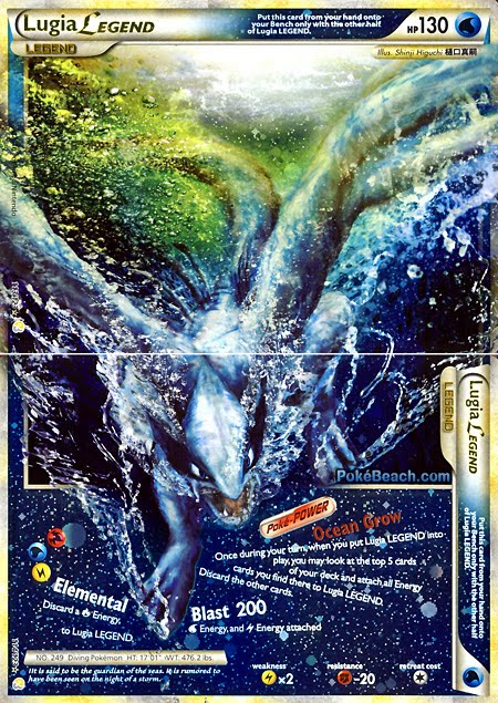 Today's Pokemon of the Day is Lugia Legend from the Heart Gold/Soul Silver 