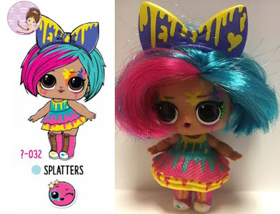 Splatters Art Club L.O.L. Surprise doll wave 1 hair goals