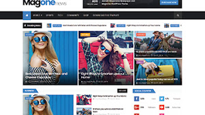 MagOne - Responsive Magazine Blogger Template