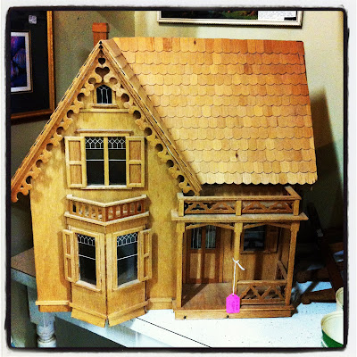 wood model victorian house