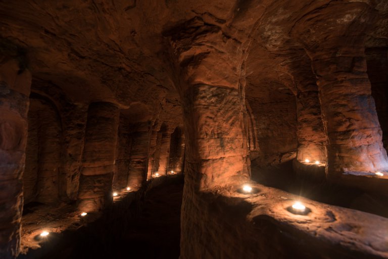 It Looks Like An Ordinary Rabbit Hole, But It Leads To 700-Year-Old Secret Knights Templar Cave Network