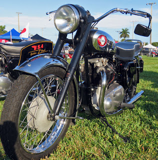 1957 BSA Golden Flash motorcycle.