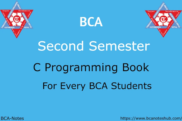 BCA Second Semester C Programming Book PDF