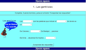  Los gentilicios