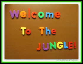 Kindergarten Jungle Theme Welcome via RainbowsWithinReach