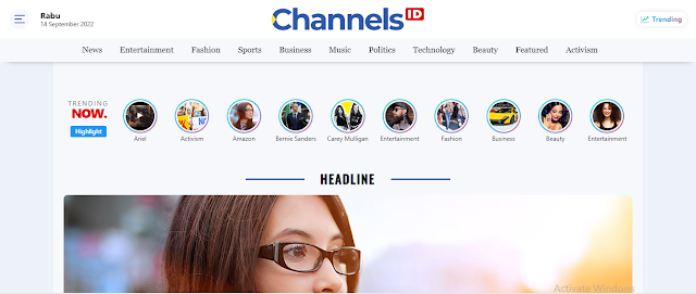 Channels ID Premium Blogger Template Free Download - GraphicsMarket.net