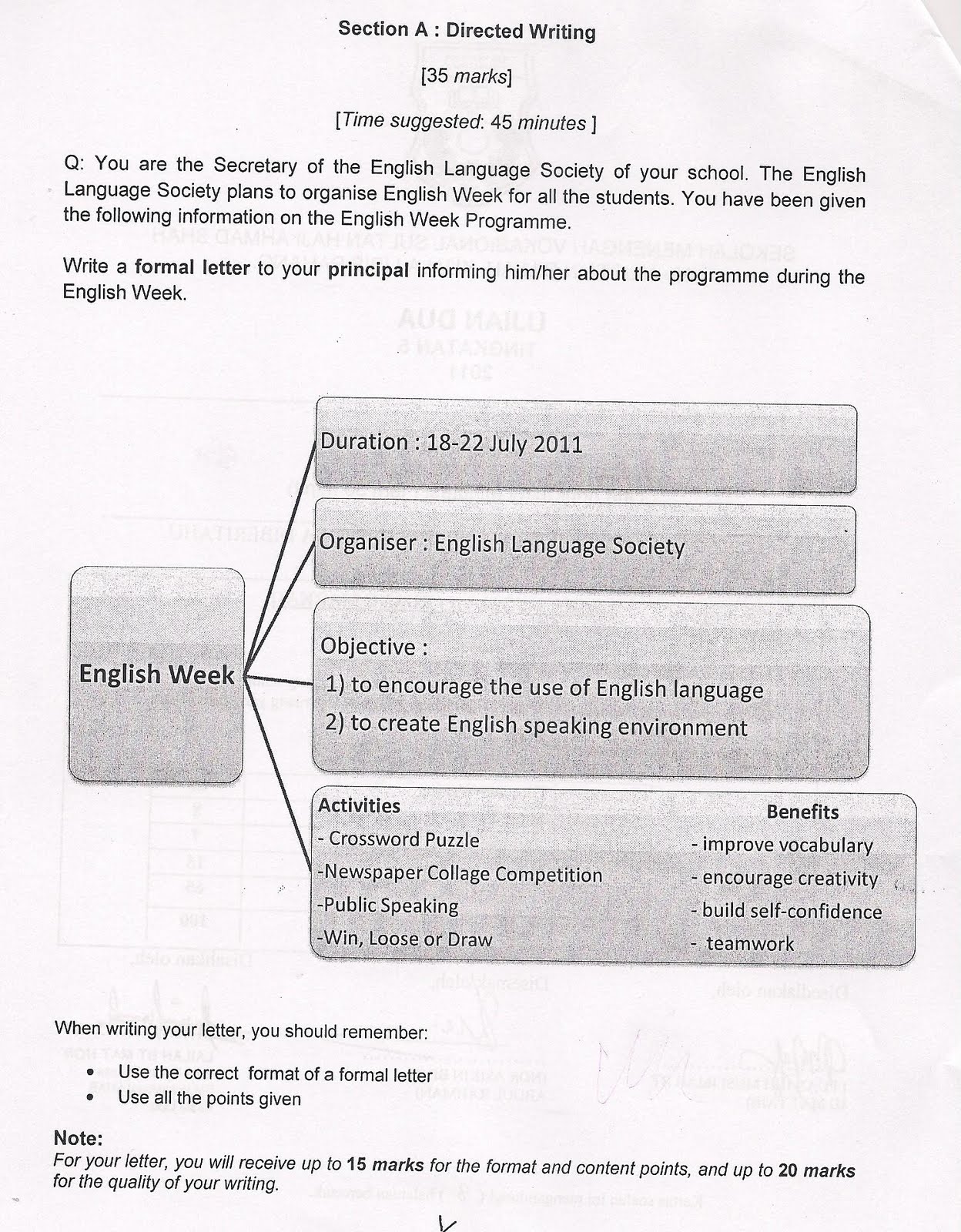 Contoh essay english pmr. Homework Service
