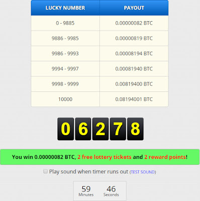 Cara Lucky Number Freebitcoin