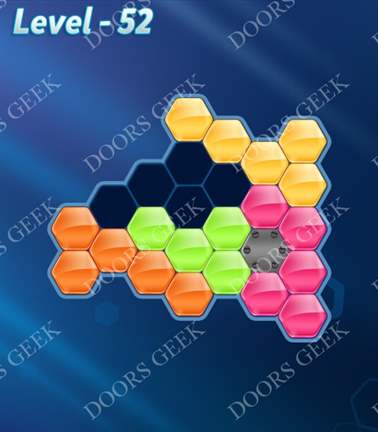 Block! Hexa Puzzle [Novice] Level 52 Solution, Cheats, Walkthrough for android, iphone, ipad, ipod