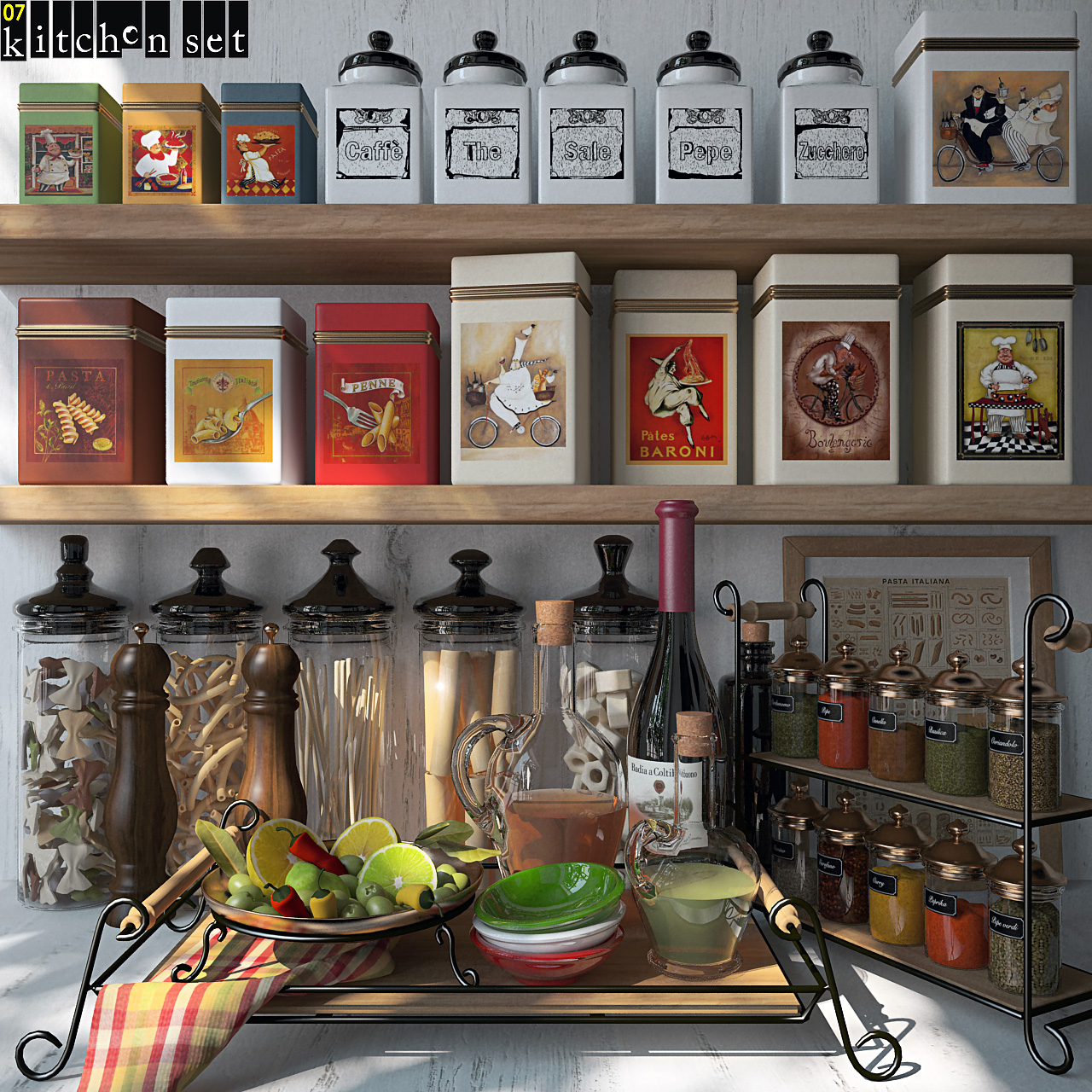 1 Kitchen  Sets  Collection Free Sketchup  Models