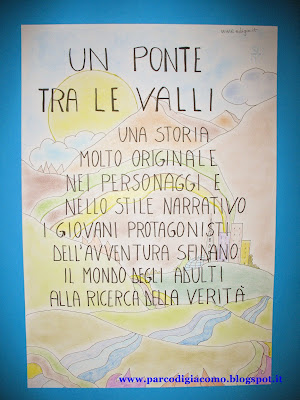 Il poster per pubblicizzare Un ponte tra le Valli al Salone internazionale della Piccola Editoria