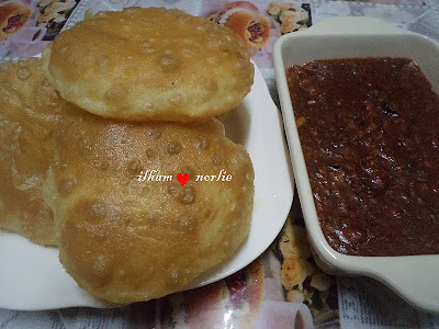 ILHAM JIWA RASAKU: ROTI PURI CICAH KUAH SADIN