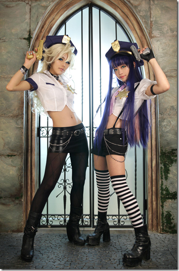 panty & stocking with garterbelt cosplay - panty and stocking by tasha and tomia