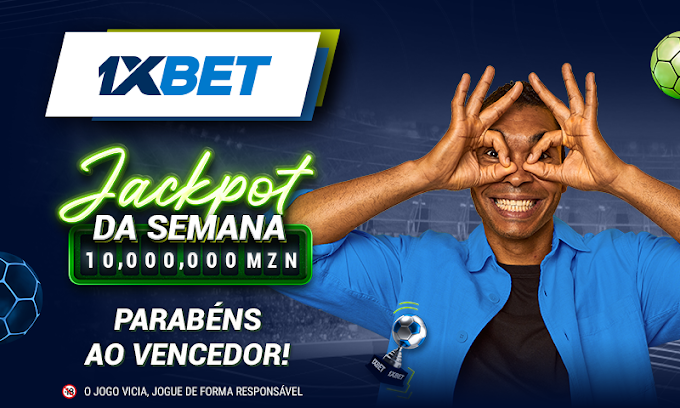 Dupla sorte com a 1xBet: o jogador ganhou nas apostas 9825 MZN e participou no Jackpot da Semana!