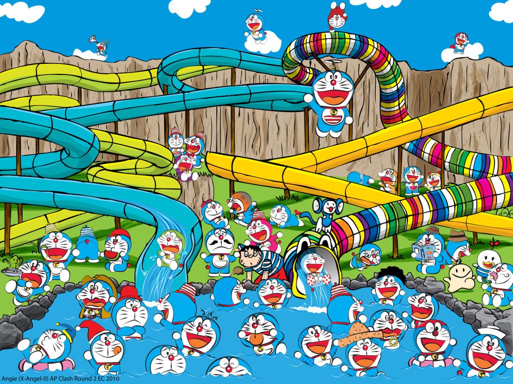 50 Wallpaper  Gambar  Kartun  Doraemon  Koleksi Gambar 