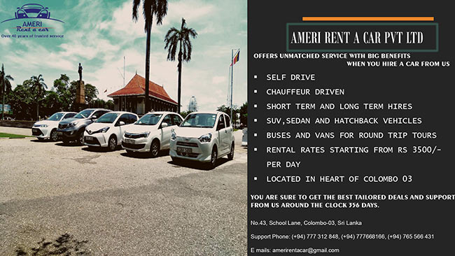 Rent a Car from Ameri Rent a Car.